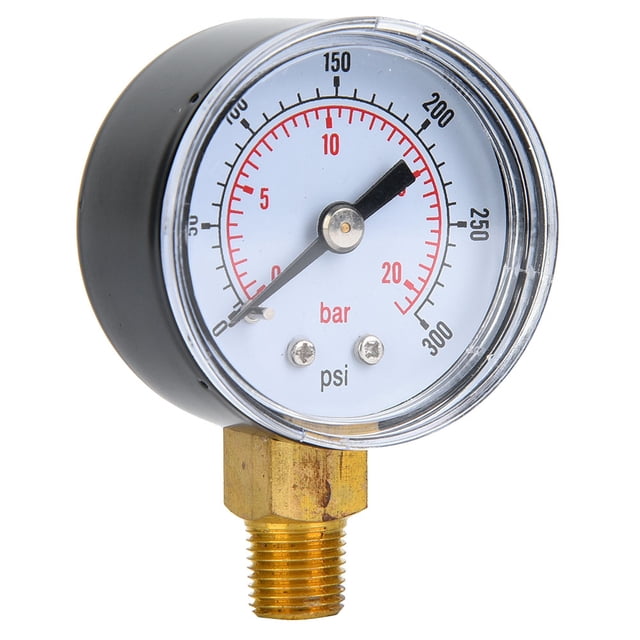 Mechanical Pressure Gauge Air Tightness 1/8inch BSPT Bottom Connection Air
