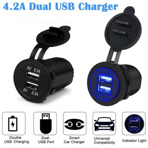 Double port USB Adaptateur de chargeur de voiture pour et appareils Android