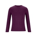 thumbnail image 2 of Jalioing Men's Crew Neck Sweaters Casual Basic Long Sleeve Pullover Sweater Fall Winter Solid Color Knit Shirts, 2 of 5