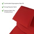thumbnail image 4 of Sunnydaze Tissu de Remplacement pour Coussin et Parasol pour Chaise Longue Suspendue d'Extérieur, Rouge, 4 of 7