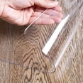 thumbnail image 1 of ORUYROP Protège-Table Transparent Personnalisé 72 x 40 Pouces 1,5 mm d'Épaisseur en PVC, 1 of 7