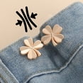 thumbnail image 4 of DIY Knitting Craft Waist Adjuster Tool Buttonless Clip For Jeans Waist Circumference Reduction Detachable Metal Clip Making convenient adjust, 4 of 4