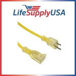 12/3 100 ft. SJTW Lighted End Heavy Duty Extension Cord (100 ft.)