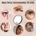 thumbnail image 4 of Miroir de Maquillage de Voyage Portable à Ventouse 10x 20x 30x Loupe Compacte à Distance Réglable Lumière DEL pour Sourcils Épilation Soins de la Peau Salle de Bain Coiffeuse, 4 of 4