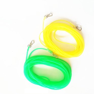 kurtrusly Color Random Elastic Kayak Paddle Anti-lost Leash Fishing Rod Rope Rubber Fishing Lanyard, 4mm , 10m
