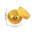 thumbnail image 3 of Squishy Fidget Stress Ball Sensory ,Soft Slow Rising Squeeze Fidget Stress Relief ,Glitter Dumpling Dumplings Sensory Stress Relief Toy for Adults Gold, 3 of 5