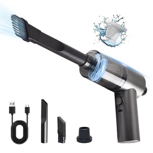 Birdeem Aspirateur portatif sans fil à main à vide sans fil Aspireur portatif sans câble à main Àspirateur manuel sans fil rechargeable Nettoyant à vide pour voiture à moteur à aspirateur Petit nettoyant à vide Mini Poussière