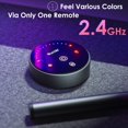 thumbnail image 2 of Quntis RGB Pro+ Barre Lumineuse pour Moniteur avec Télécommande, Rétroéclairage de Jeu à 15 Modes, 4 Couleurs et Luminosité à Intensité Réglable, Lampe de Lecture USB pour Moniteur 20 Pouces RAIN95 Protection des Yeux, Sans Éblouissement,, 2 of 8