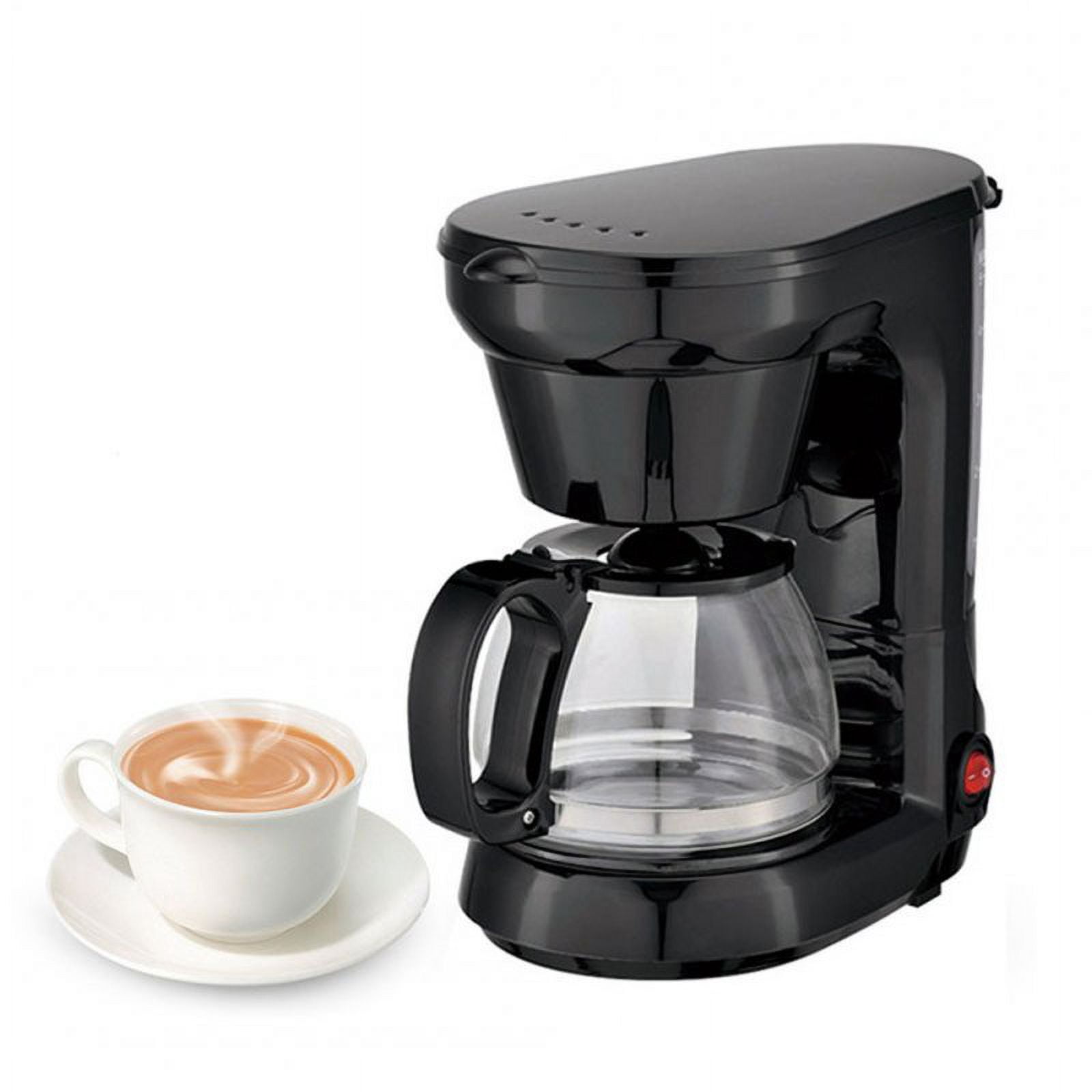 650w Automatic Drip Coffee Maker 750ml Large Capacity Espresso Machine with Thermostatic Base for Beginners US Plug