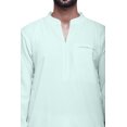 thumbnail image 4 of Atasi Solid Traditional Kurta For Men Chinese collar Long Shirt Ethnic Clothing, 4 of 7