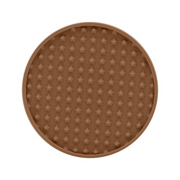 Dvkptbk Coasters 6Pc Cup Mat for Drinks, Drink Cup Mat, Cup Mat with Grooved Design, Non-Slip Base, Cup Mat for Coffee Table Kitchen Gadgets