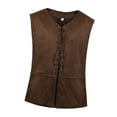 thumbnail image 1 of GUOOL Gilet Homme à Lacets pour Halloween Cosplay Steampunk Fête L, 1 of 9