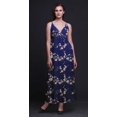 thumbnail image 4 of Bimba Robe Longue d'Été Sans Manches à Imprimé Teinture sur Nœuds Décontractée Maxi de Plage pour Femmes - Medium, 4 of 6