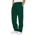 thumbnail image 3 of LIBRCLO Mens Sweatpants with Pockets Athletic Workout Sweat Pants Running Joggers Sweatpants Open Bottom, Army Green L, 3 of 5