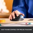 thumbnail image 4 of Logitech Ergo Trackball Souris Sans Fil - Off White, 4 of 10