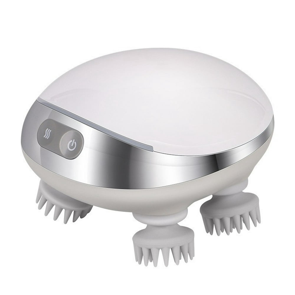5 in 1 Electric Scalp Massager  Portable Heated Head Kneading 88 Massage Nodes  2 Styles & 3 Speed Modes  Body for Deep Cleansing  Relief  Hair Growth