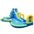 thumbnail image 1 of Gymax Kids Inflatable Water Park Bounce House w/ Slide Climbing Wall Splash Pool, 1 of 10