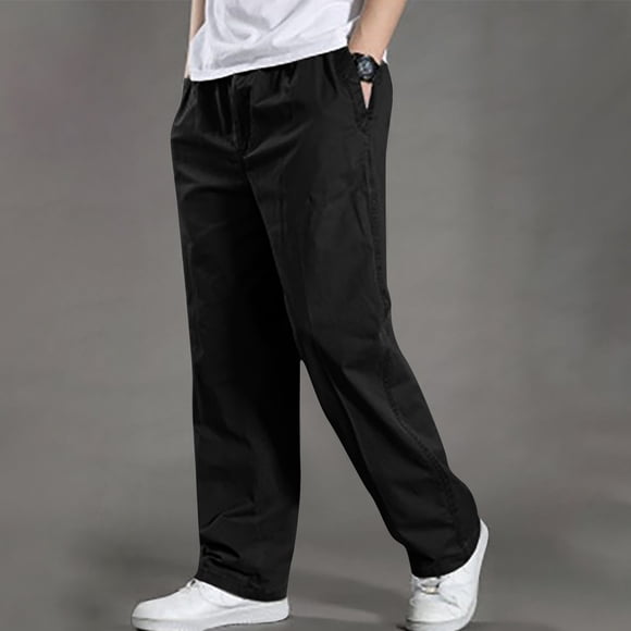 zanvin Pants for Men, Men's Cargo Pants Slim Solid Straight Pants Casual Outdoor Sports Overalls Pants Sweatpants for Men