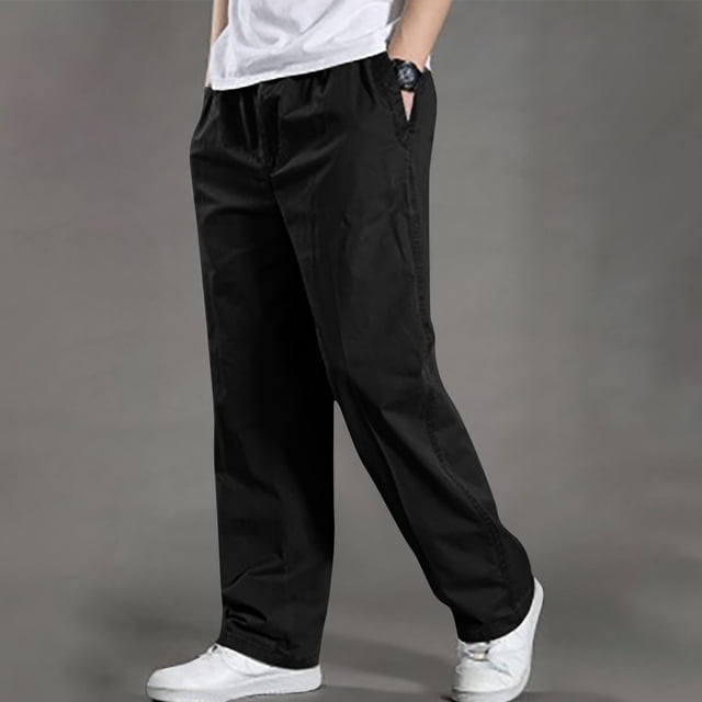 cllios Men's Cargo Pants Relaxed Fit Multi Pockets Pants Work Military Trousers Breathable Travel Cargo Pants