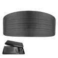thumbnail image 3 of Bangcool Mens Bow Tie Fashion Solid Color Formal Bowtie with Pocket Square & Cummerbund, 3 of 7