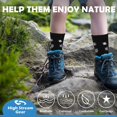 thumbnail image 2 of Chaussettes de Randonnée pour Enfants - Lot de 3, pour Sports, Aventure en Plein Air et Camping, 2 of 7