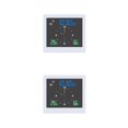 thumbnail image 3 of yingyy 1/2/3/5 5 Inch Digital Weather Station Indoor Outdoor Touch Window Electronic Hydrometer Waterproof Double Clock White 2PCS, 3 of 6