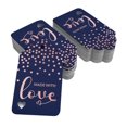 thumbnail image 2 of Inkdotpot Pack Of 100 Made With Love Text Favor Paper Tags Craft Real Rose Gold Foil Hang Tags, 2 of 6
