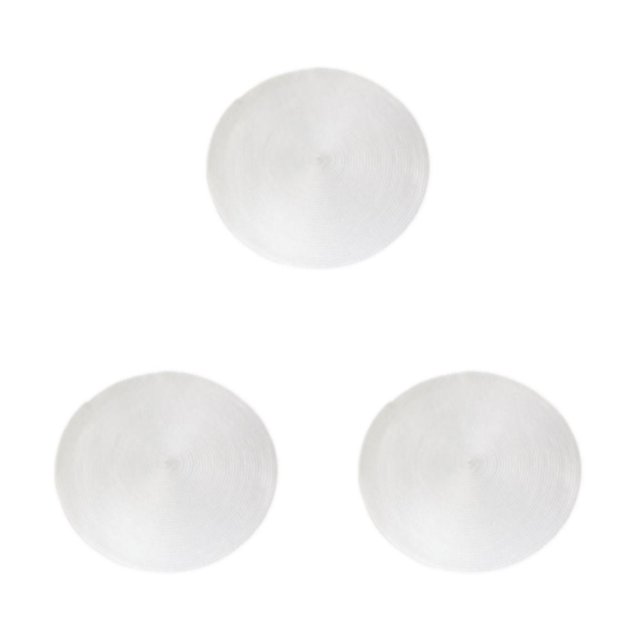 Maytalsory Napperons Robustes et Durables pour Tous les Jours, Grand Application, Napperons Blancs, Ensemble de 3