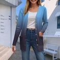 thumbnail image 2 of Gubotare Cardigans pour Femmes avec Poches, Décontractés, Légers, à devant Ouvert, Chandails Cardigan pour Femmes (Bleu Foncé, TTTG), 2 of 8