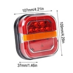 Outdoor Led Lights,LED Flow Guide Square Burger Light for Truck Edge Lighting