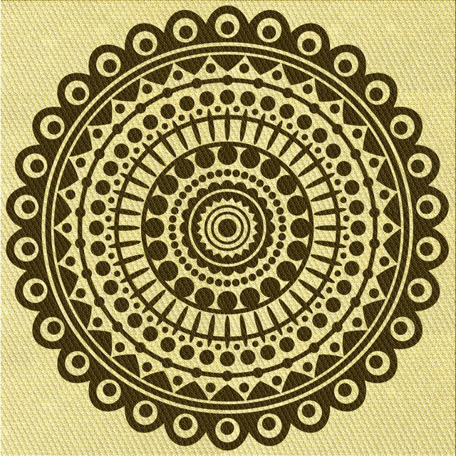 Ahgly Company Tapis d'Intérieur Lavable à la Machine, Carré, Transitionnel, Jaune Moutarde, Tapis de Zone, 8 Pieds Carré
