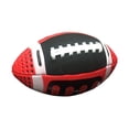 thumbnail image 1 of tamizeot Kids Rugby Ball Gift Portable Soccer Size Indoor Ball Sports Outdoor 3 Rugby Red 11x22cm, 1 of 6