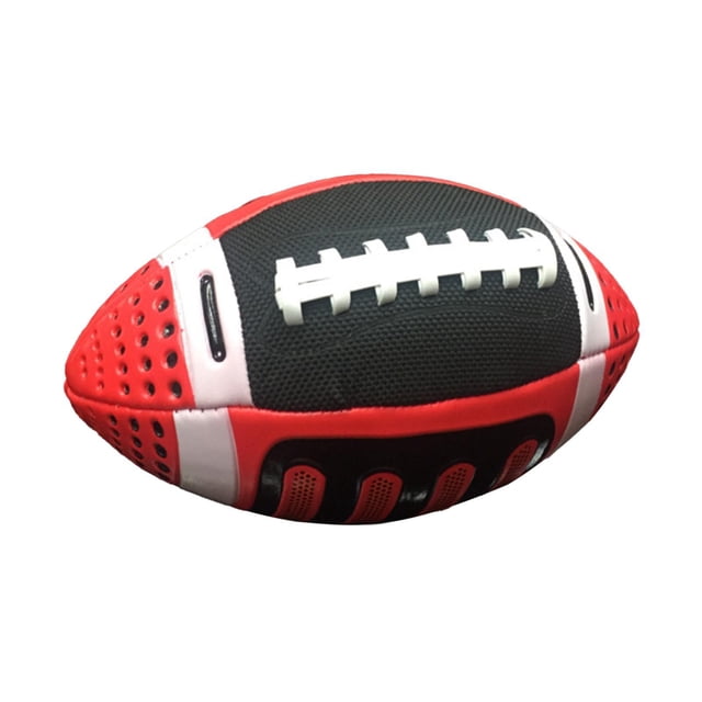 tamizeot Kids Rugby Ball Gift Portable Soccer Size Indoor Ball Sports Outdoor 3 Rugby Red 11x22cm