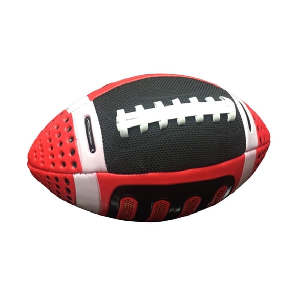 VONKY Kids Rugby Ball Gift Portable Soccer Ball Sports Indoor Outdoor Size 3 Rugby Red 11x22cm