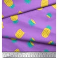 thumbnail image 2 of Soimoi Crepe Silk Fabric Pine Fruits Print Fabric by Yard 42 Inch Wide, 2 of 3