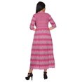 thumbnail image 4 of Moomaya Kurta à Manches Courtes Imprimée Kurti Indienne Vêtements d'Été pour Femmes, 4 of 5
