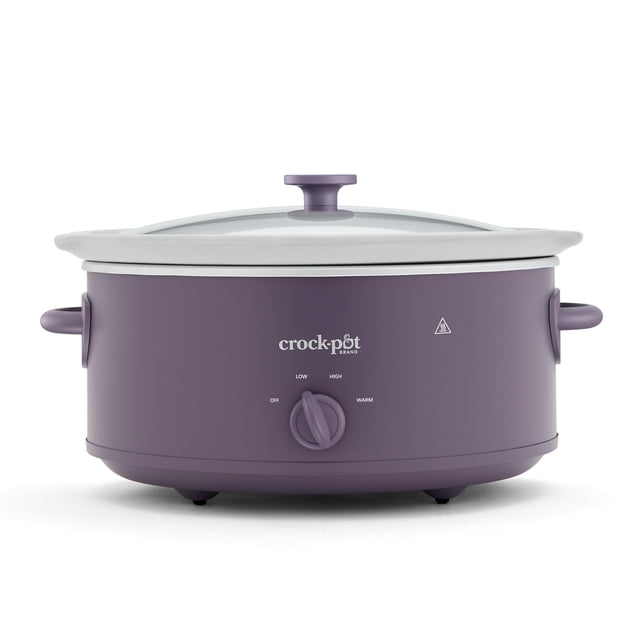 Crock-Pot Série Design Mijoteuse Manuelle de 7 Pintes, Pomme de Terre Violette