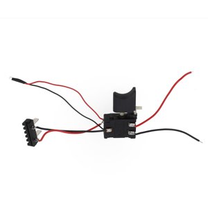 Bgsha Bouton poussoir sans fil de commande de vitesse de percement électrique WORX 21V Commutateur de déclenchement