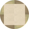 thumbnail image 1 of Ahgly Company Machine Washable Indoor Round Transitional Golden Blonde Gold Area Rugs, 3' Round, 1 of 7