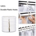 thumbnail image 2 of MesaSe Ensemble de Rideau de Douche 4 Pcs avec Tapis Antidérapant, Couvercle de Toilette et Tapis de Bain, Noël à la Ferme, Carreaux Buffalo Rouges et Noirs, Camion, Vache Laitière, Rideau de Douche Durable pour Salle de Bain, 2 of 8