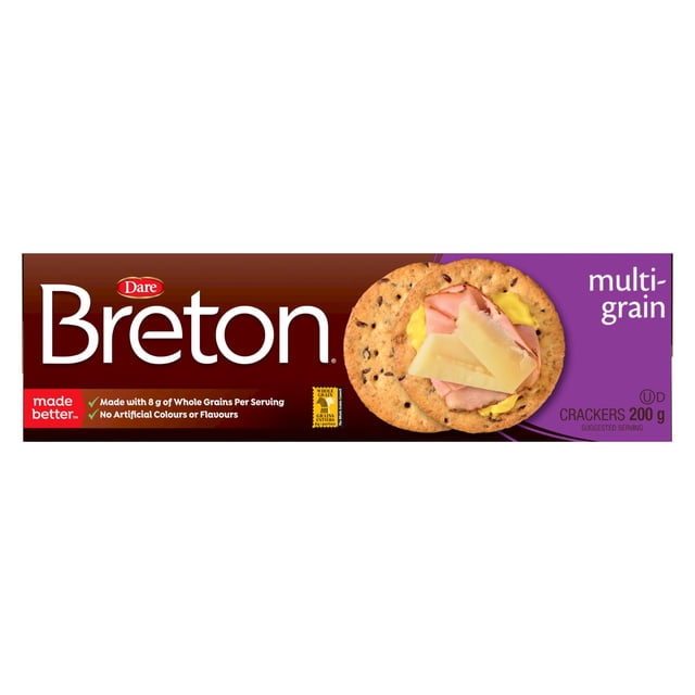 Dare Breton Multigrain Crackers, 200g