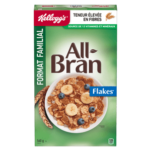 Kellogg's* All-Bran* Flakes Taille de la famille des céréales 560g