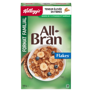 Céréales Kellogg's* All-Bran* Flakes Format Familial 560g