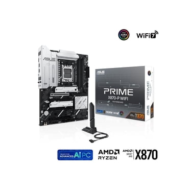 ASUS Prime X870-P WiFi AMD AM5 ATX Carte Mère - PRIMEX870-PWIFI