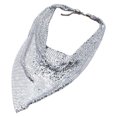 thumbnail image 3 of Collier pour Femmes Fête Filles Mode Collier Ajustable Ras-de-Cou Réglable Faux Dames Cérémonie Ras-de-Cou Décoration de Cou Bijoux Cadeau d'Anniversaire Argent, 3 of 7