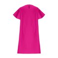thumbnail image 3 of Gspmoly Robes d'Été pour Femmes, Robe Décontractée Unie à Col Châle pour Femmes, Robe à Col Rond pour Femmes, Robes Habillées pour Femmes Économies, 3 of 5