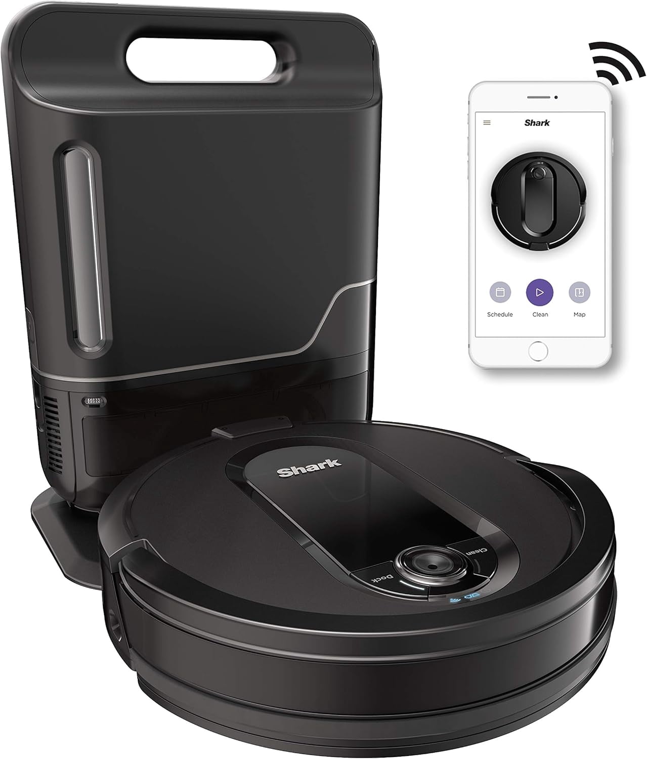 Refurbished (Good) Shark IQ XL Robot Self-Empty Bagless Robot Vacuum Cleaner - RV1001AEC