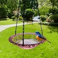 thumbnail image 3 of Bain d'Oiseaux Suspendu Bol de Bain d'Oiseaux Extérieur pour Jardin Patio, 3 of 3