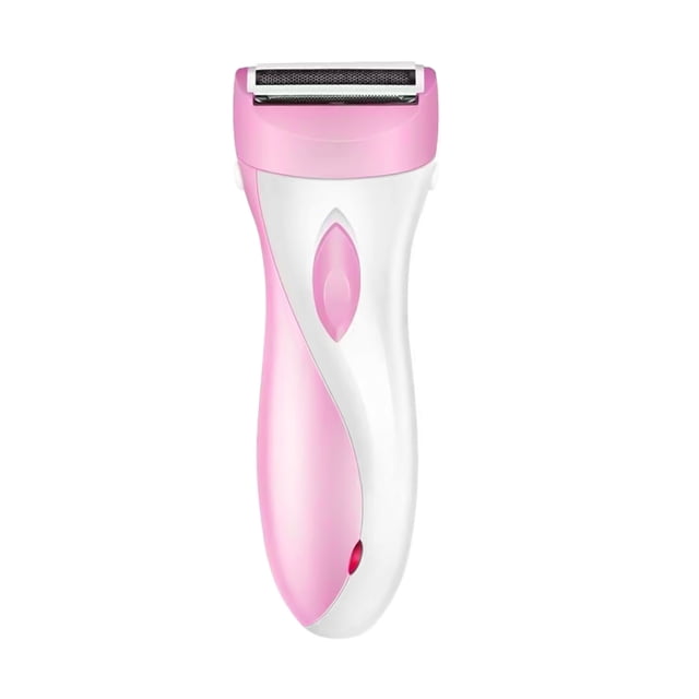Tignapoo Tondeuse Électrique pour Femmes pour les Poils Intimes, des Aisselles, des Jambes et du Visage - Imperméable, Utilisation à Sec/humide, Options Rose et Violet, Têtes Lavables Incluses