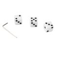 thumbnail image 3 of Guitar Volume Control Knobs, Wear  Dice Shape Volume Tone Knobs 3PCS With 1 Wrench For Electric Guitar Black,Red,White, 3 of 8